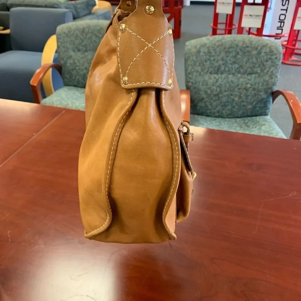 By Bios Vintage Leather Satchel Hand Bag